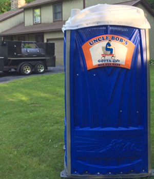 Uncle Bob's Gotta Go portable toilet